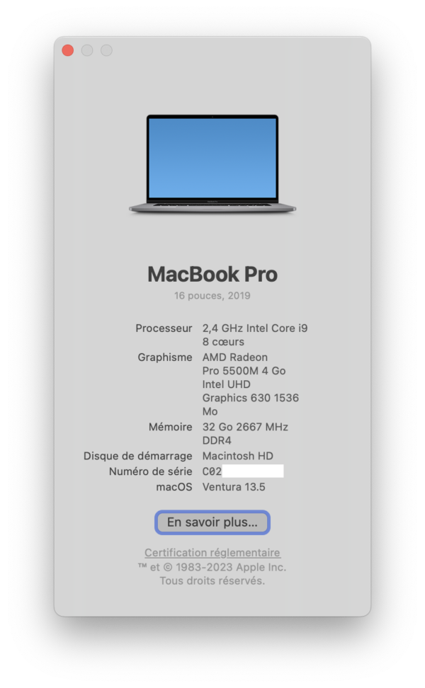 Macbook Pro config